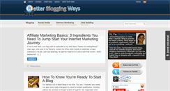 Desktop Screenshot of betterbloggingways.com