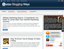 Tablet Screenshot of betterbloggingways.com